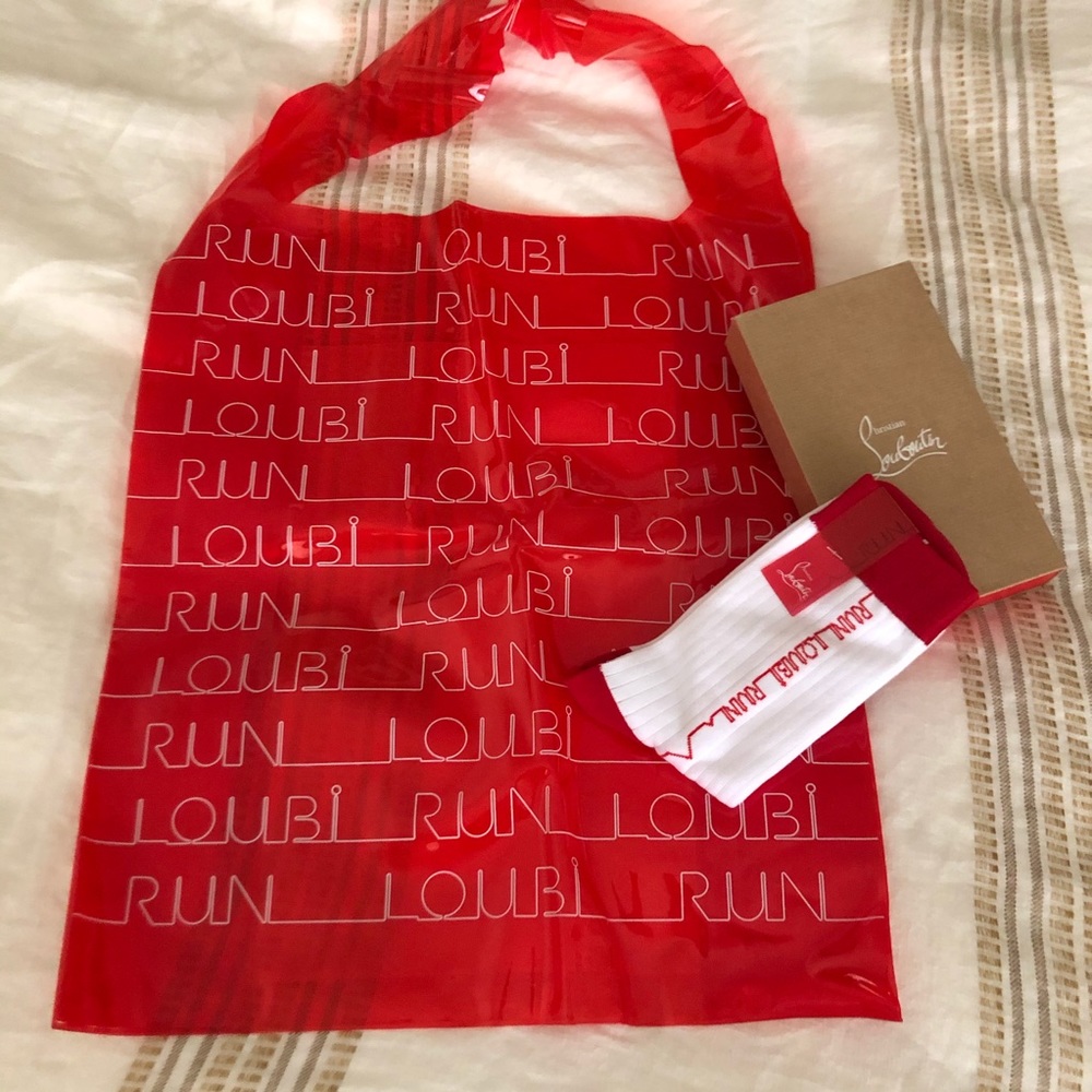 **RARE** Christian Louboutin Socks & Tote!!! NIB